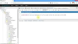 PostgreSQL 001 Create table