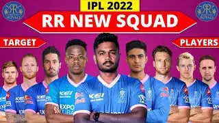 RR Squad 2022 | RR Target Players 2022 Mega Auction | Rajasthan Royals Targeted Players For IPL 2022