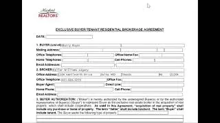 Buyer/Tenant Agency Agreement 24
