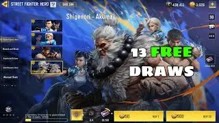 Let's Try 13 Free Spines on Street Fighter Hero Draw Cod Mobile | CODM