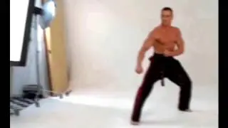 Jean-Claude Van Damme | Karate Demonstration Photo Shoot (UNCUT)