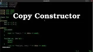 C++ Copy Constructors