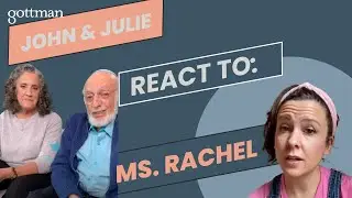 Drs. Julie & John Gottman react to Ms. Rachel's Emotion Coaching