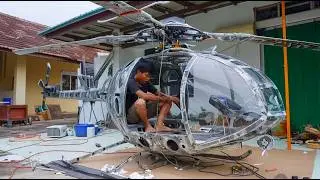 Man Builds Amazing Full-Size HELICOPTER | Start to Finish DIY by 