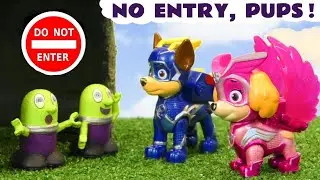 Why won't the Funlings let the Mighty Pups in to the Tunnel?