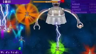 Massive self-destruction in Chicken Invaders 4