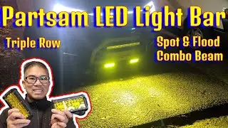 How to install Partsam Amber LED Light Bar