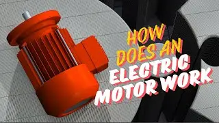 How does an electric motor works #animation  #automobile #motor