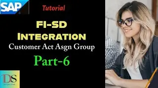 Part-6 FI-SD | Customer Acct Assignmnt Group | DS SAP FICO CLASSES |