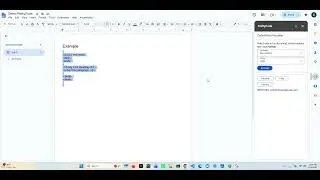 PrettyCode demo - Google Docs Add-On