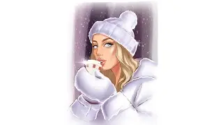 Digital Art - Winter Cafe