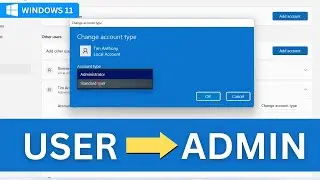 How to Change the Administrator on Windows 11? | Windows User to Administrator