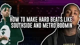 HOW TO MAKE 808 MAFIA X METRO BOOMIN TYPE BEATS IN FL STUDIO
