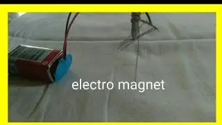 How to make your own electro magnet|Electro magnet at home