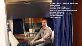 Amtrak Superliner Accessible Bedroom