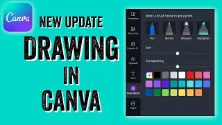 How To Draw In Canva | New UpDate Draw Beta |