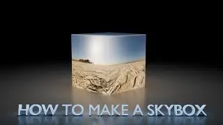 How to make a skybox in Blender