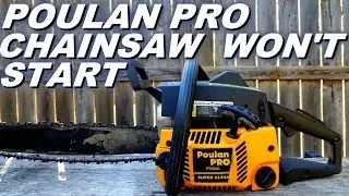 Poulan Pro chainsaw won't start.