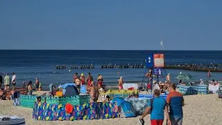 Dźwirzyno 24.08.2024 Plaża Atrakcje Wędrująca Wydma Patelnia