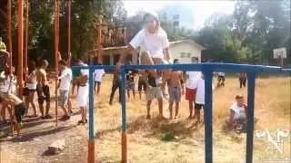Amazing 13 Years Old Girl Performing Movements