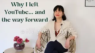 This YouTube channel: I'm back after being absent but things will be different now