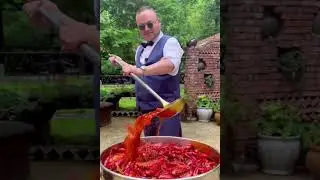Unique cooking style in the wilderness