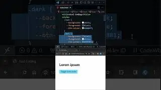 Create a Dark Mode with CSS Variables