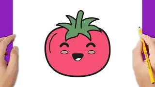How to draw a tomato