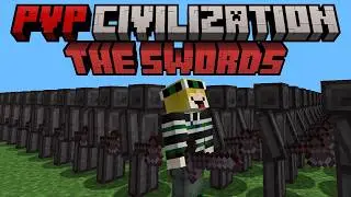 Minecraft but I join the ENEMY of PVP CIVILIZATION