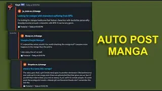 Auto Post Manga Koya Bot | Tutorial Discord
