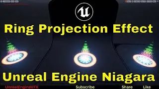 Ring Projection Effect | Unreal Engine Niagara | UE4 Niagara