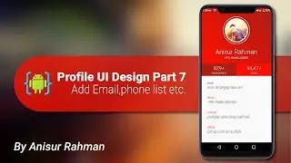 Profile UI Design Part 7