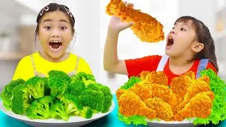 Jenny and Annie with Adventures: A Day of Healthy Eating and Learning at School