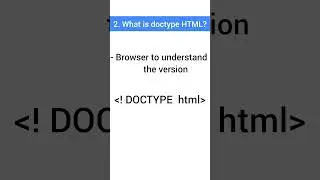 HTML Interview Questions and Answers | Coding Awareness #shorts