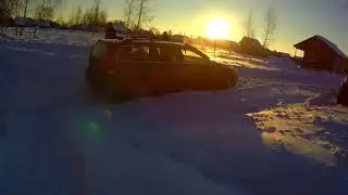 #xc70 #volvo Volvo XC70 тест драйв в снегу