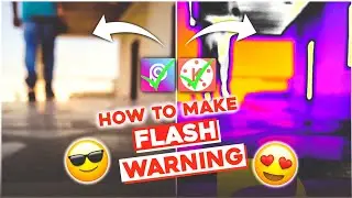 How to do flash warning⚠️ anime video via Android || Tiktok Flash Warning Tutorial ⚠️EASY STEPS !!!