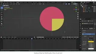 Pie chart animation in blender