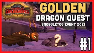 GOLDEN DRAGON QUEST! | New Snoggletog Event 2021 #1 Quests - School of Dragons (SoD) Gameplay