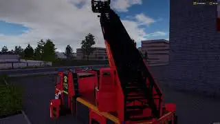 Notruf 112 [7]  Anleitern mit der Drehleiter | Notruf 112 - Die Feuerwehr Simulation 2