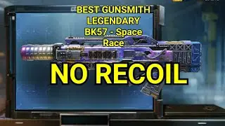 The BEST GUNSMITH Legendary BK57 - Space Race No Recoil in multy player - COD MOBILE