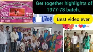 Fun at 60's..!! Get together highlights and retired members felicitation..!! #motivationalspeech #yt