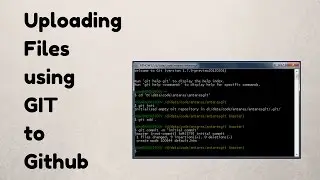 How to Upload files using GIT to Github