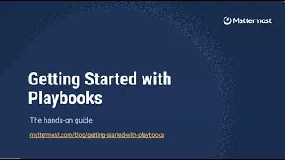 Getting Started with Playbooks