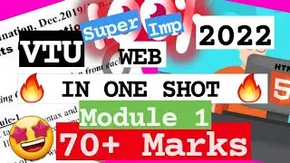 WEB M1 Pass Pack 💯🤩 Super Important [+PDF] 🎯 for 2022 Externals 🔥🔥🔥 6SEM CSE 