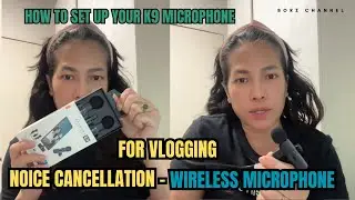 How to USE your K9 Wireless Microphone for vlogging. #borzchannel #microphone  #productreview 