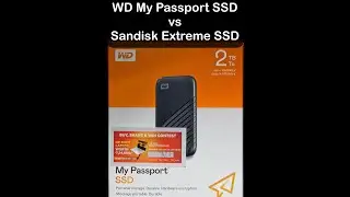 WD My Passport SSD vs Sandisk Extreme SSD