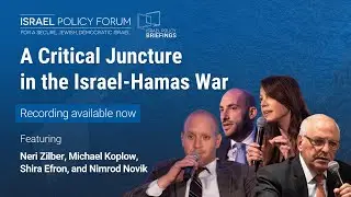 A Critical Juncture in the Israel-Hamas War