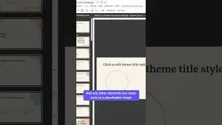 Create a layout template in Google Slides #shorts
