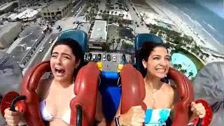 Girls Passing Out | Funny slingshot Ride