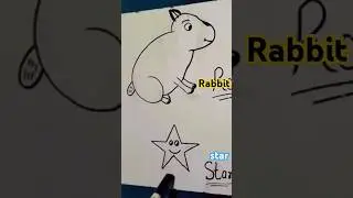 Amazing Painting | wonderful Drawing #rabbit #star #drawing #painting #handart #art #fun